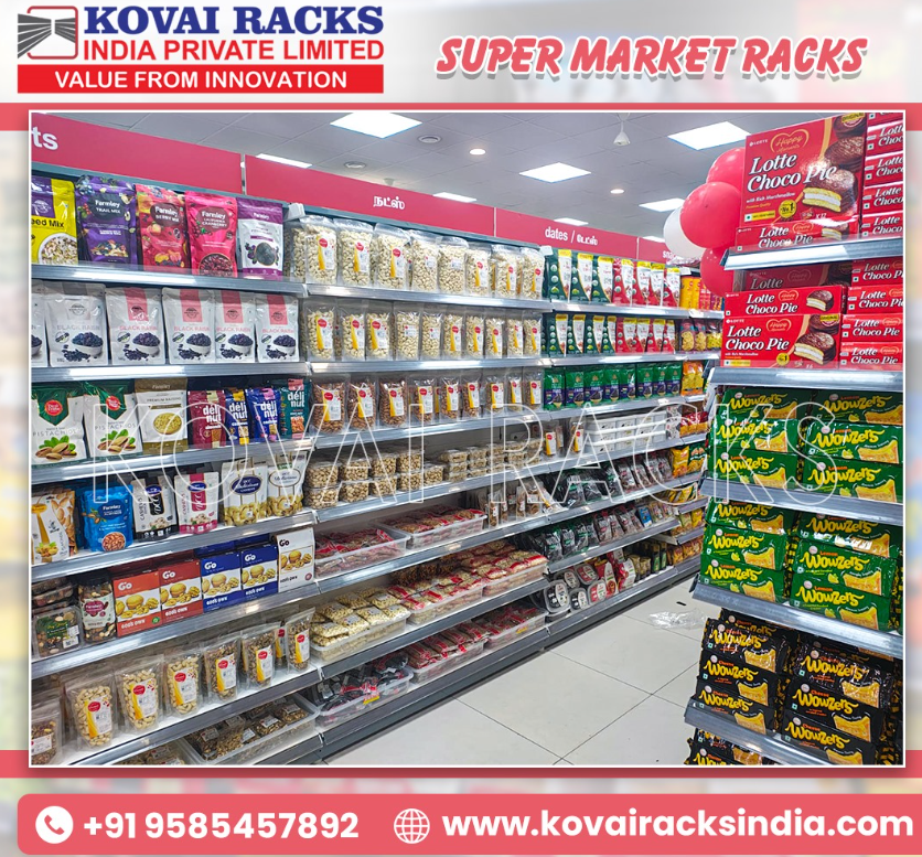 Maximize Your Store’s Potential with Kovai Racks - Leading Supermarket Rack Manufacturer & Supplier in Madurai